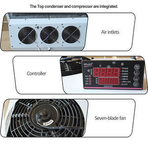 Блок рефрижераторного оборудования DC 12V 24V 48V 60V 72V термокинг фургон холодильная установка для трехколесного велосипеда - Product Image 4