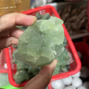 Commercio all'ingrosso cristalli grezzi minatore pietre curative grezze pietre preziose naturali grezze <span class=keywords><strong>prehnite</strong></span> verde pietre preziose per la decorazione - Product Image 6