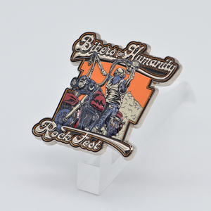 Pin de Metal de Aleación de Zinc Fundido a Presión con Recubrimiento de Epoxi Transparente, Impresión UV 3D de Alta Definición, Personalizado con <span class=keywords><strong>Esmalte</strong></span> Suave - Product Image 1