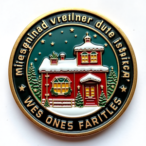 Personalisierter Hersteller für Benutzerdefinierte Challenge Coins aus 3D Zinklegierung, Gold- Silber-Beschichtetem Metall Emaille für Sammelzwecke und Weihnachts-Münzen - Product Image 6