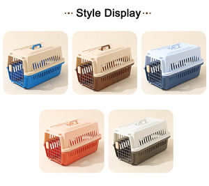 Caisses de voyage respirantes et durables bon marché pour animaux de compagnie disponibles en plusieurs tailles adaptées aux petits, moyens et grands animaux de compagnie - Product Image 6