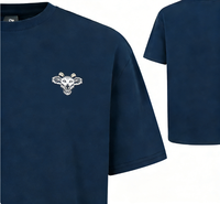 Kaos Pria Custom 100% Katun Ukuran Besar 180GSM Polos O-Neck Bernapas Kasual Sablon Logo Digital Grosir Pesanan Massal