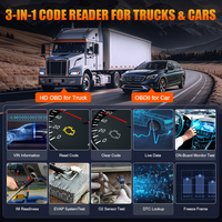 Escáner de Diagnóstico para Camiones XTOOL D9HD, 24v 12V, Diagnóstico para Camiones Comerciales Volvo, Disponible en Almacén de EE. UU.