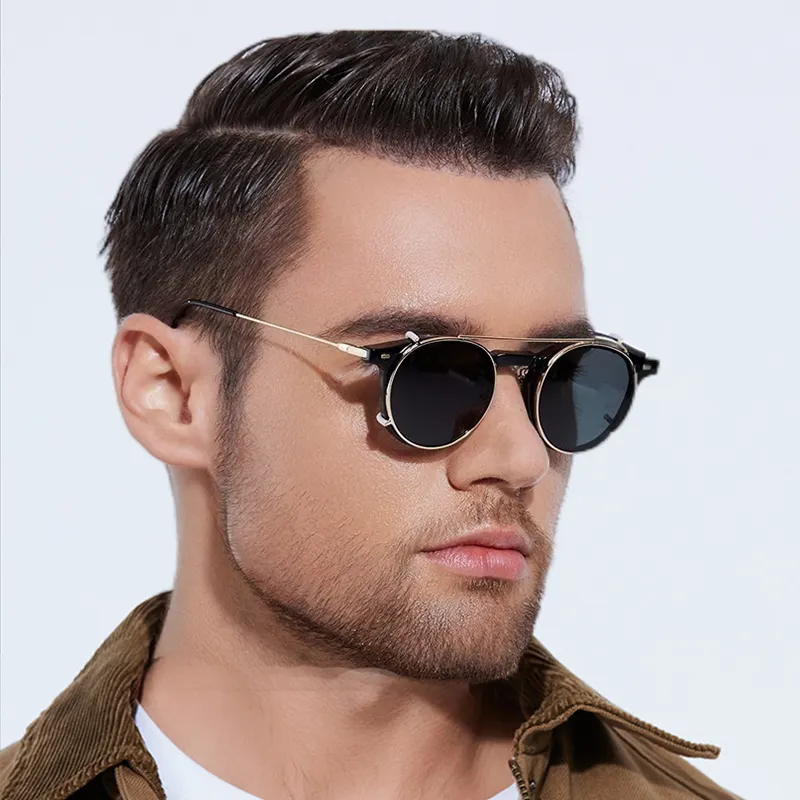 Mode polarisierende Sonnenbrille Trend Reise Sonnenbrille Set Spiegel Sonnenschirm Street Shot Sonnenbrille Großhandel