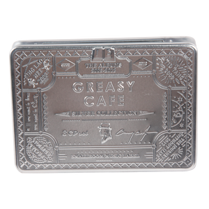 Hình chữ nhật hộp thiếc với nắp có bản lề để lưu trữ DVD CDs hoặc loa - Product Image 6