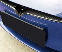 Kit de carrosserie en fibre de carbone sèche pour calandre avant adaptée à la Tesla Model S