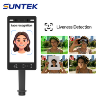 Sistema de Control de Acceso con Reconocimiento Facial de Alta Definición, Puerta Torniquete con Cámara, Sistema de Reconocimiento SUNTEK FA8