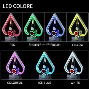 2025 Trending Ace of Spade Bottle Service Presentador LED Champagne Holder Glorifier Bottle Display Presenter para club nocturno - Product Image 5