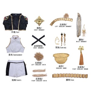 Costume Nero da Rumi <span class=keywords><strong>per</strong></span> Bambina da Cosplay AOKG-170 - Product Image 6