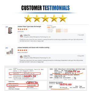 Aidear nhỏ gọn hiệu quả brazed Tấm trao đổi nhiệt giải pháp hiệu suất cao cho HVAC lạnh làm mát công nghiệp - Product Image 6