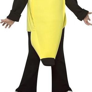 Disfraz de plátano para adultos, unisex, disfraz de mascota de fruta amarilla para fiestas de Halloween y actuaciones. - Product Image 4