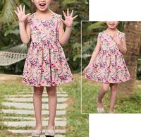 A #   Robes de demoiselles d'honneur pour filles, robes de mariage pour bébés filles, motifs personnalisés, vente en gros d'usine