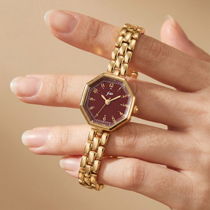 นาฬิกาควอตซ์มินิมอล ตัวเรือนทรงแปดเหลี่ยม นาฬิกาข้อมือผู้หญิง - Product Image 4