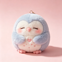 Peluche hibou mignonne et moelleuse, jouet en peluche personnalisé pour cadeau d'anniversaire