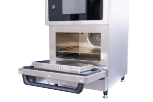 เตาอบไฟฟ้าแบบพาความร้อนสำหรับพิซซ่าและเค้กขนาด 12 นิ้ว |   ระบบควบคุมแบบสัมผัส รับประกัน 1 ปี สำหรับร้านเบเกอรี่ใหม่ - Product Image 4