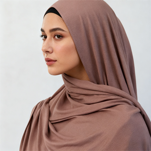 Muslim Solid Color Headscarf Breathable <strong>Hijab</strong> Customized Design Fashionable Headscarf For Muslim Women - Product Image 3