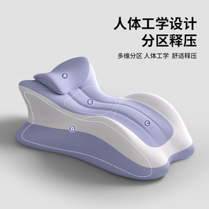 Ergonomic U Shape Prone Sleeping Pillow For Phone Reading Support Moderate Neck Relief Bedroom Car Use - Product Image 4