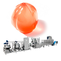 Ligne de production de bonbons gélifiés 3D en forme de boule d'œil personnalisable pour la production de bonbons gélifiés 3D