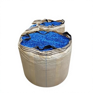 ถุงจัมโบ้ HDPE สีน้ำเงิน ถุง PP FIBC เกรดฉีดขึ้นรูป ถุงบรรจุภัณฑ์ขนาดใหญ่ ระบายอากาศได้ ถุงยกของ สำหรับจัดเก็บและขนส่งวัสดุก่อสร้าง - Product Image 1