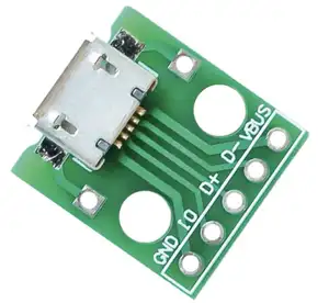 Ic Chips Integrated micro usb connector female with pcb