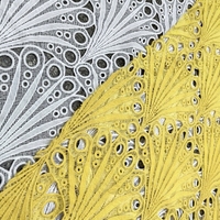 Tissu de luxe DF1012, tissu en dentelle suisse de dernière génération pour vêtements