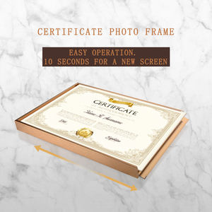 Dimensioni personalizzate Christmas House Office Decor Metal Poster Photo Frame cornice a scatto in alluminio appesa a parete - Product Image 3