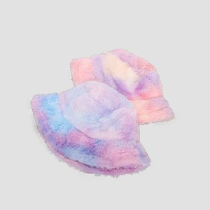 Fausse fourrure arc-en-ciel rose néon d'hiver chaud du fabricant pour femmes grande qualité Fury Fuzzy Furry Fishing Casual Ski Party - Product Image 4