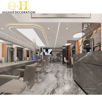 Ensemble complet de mobilier d'intérieur pour salon de spa, vitrine cosmétique personnalisée, comptoir de réception pour projet de salon de beauté