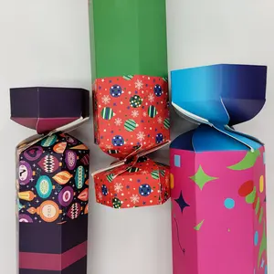 Креативные длинные складные коробки в форме конфет, праздничная печатная упаковочная бумажная коробка для подарков/конфет