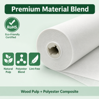 Rouleau de papier de nettoyage antistatique pour pochoirs SMT, papier de nettoyage industriel sans poussière pour pochoirs SMT pour machines d'impression MPM DEK