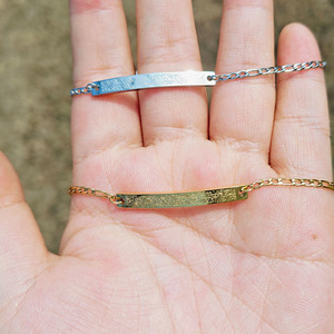 Bracciale Smalto Arabico in Acciaio Inox Metallo Placcato Oro 18k Muslim Bracciale Regalo per Eid al Fitr - Product Image 4