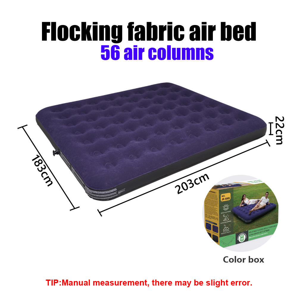 56Hole flocking airbed[Color box package]