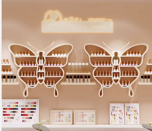 โต๊ะทำเล็บสีชมพูเฟอร์นิเจอร์ทำเล็บมือและเก้าอี้ทำเล็บมือชุดโต๊ะและเก้าอี้ - Product Image 2