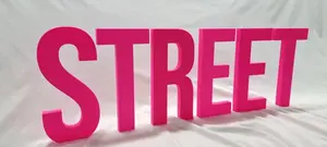 Letras y números acrílicos transparentes de 5mm-<span class=keywords><strong>Fuente</strong></span> Arial Black - Product Image 5