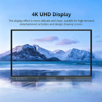 Papan interaktif pintar 55 65 75 85 86 98 4k Lcd, papan mengajar Digital Android Panel datar interaktif untuk pendidikan kelas