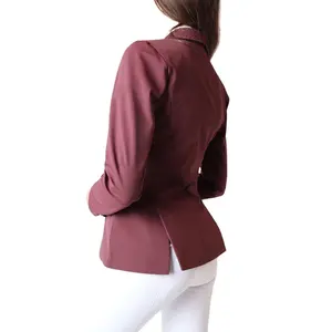 New Design Four-Way Stretchy Equestrian Clothes Manufacturer Anti-Wrinkle Horse Riding Jacket
