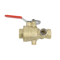   Vanne de vidange en laiton certifiée K5.6 1" 1.25" 1.5" 2" pour système d'incendie - Vanne de test et de vidange
