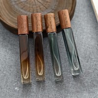 Flacon de parfum de voyage, vaporisateur à pression, petit échantillon portable 10 ml, sous-emballage de haute qualité, logo laser, design simple