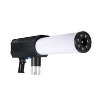 Pistolet à fumée LED RGB portable pour discothèque, DJ, fête, avec effets DMX, laser et pulvérisation de brouillard