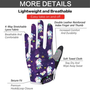 Luvas de Ciclismo para Crianças Personalizadas com Design de Desenho Animado, à Prova d'Água, Antiderrapantes, com Almofadas de <span class=keywords><strong>Gel</strong></span> - Product Image 3