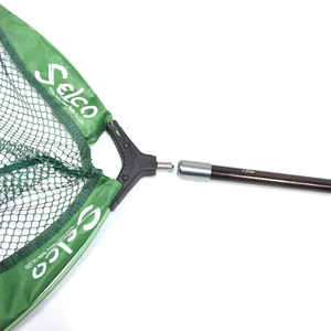 Manico per Guadino da Carp Fishing Selco MIX CARBON Nero con Testa in Alluminio, Palo Telescopico a Innesto per Canna da Pesca - Product Image 5