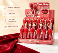 Nouveau Gloss à Lèvres Fruité Brillant Porte-clés Végétalien Hydratant Repulpant à Effet Changeant Marque Privée Cadeau de Noël pour Femme