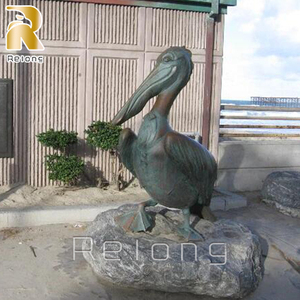 Statue de <span class=keywords><strong>Pelican</strong></span> en Bronze de grande taille, décor de parc extérieur, maison jardin, <span class=keywords><strong>à</strong></span> <span class=keywords><strong>vendre</strong></span> - Product Image 4