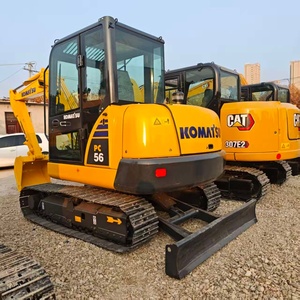 Miniexcavadora <span class=keywords><strong>Komatsu</strong></span> PC56 Usada, Excavadora Hidráulica de Orugas, Máquina de Construcción, PC55 PC60 PC70, Miniexcavadora Pequeña en Venta - Product Image 3