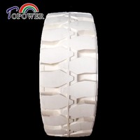 Pneu plein industriel non-marquant TOPOWER pour chariot élévateur 21x8-9 pour roues tout-terrain Garantie 18 mois Fabriqué au Cambodge pour les États-Unis