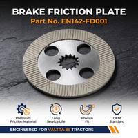 Plaque de friction de frein EN142-FD001 plaquée d'huile pour tracteur VALTRA 85, 165 mm, 4,5 mm, disque d'embrayage de frein humide robuste, pièce de rechange