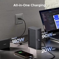 UGREEN Revodok Max Thunderbolt 4, station d'accueil verticale en alliage d'aluminium 13-en-1, double écran 8K, Ethernet 2.5G, hub de charge PD 90W