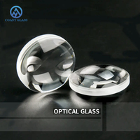 Optical Glass Convex Lens Cutting Customized OEM ODM Spherical Double Convex Lens Focus Class
