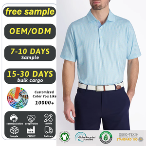 नए आगमन ग्रीष्मकालीन फैशन पुरुषों के स्लिम फिट फिट स्पोर्टी लंबे टी शर्ट के लिए एंटी-पिलिंग, कस्टम लोगो लघु स्ट्रिप्ड टर्न प्रिंट - Product Image 3