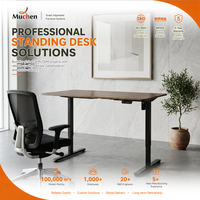 Bureau Commercial Ergonomique en Fer Durable à Hauteur Réglable pour Posture Debout